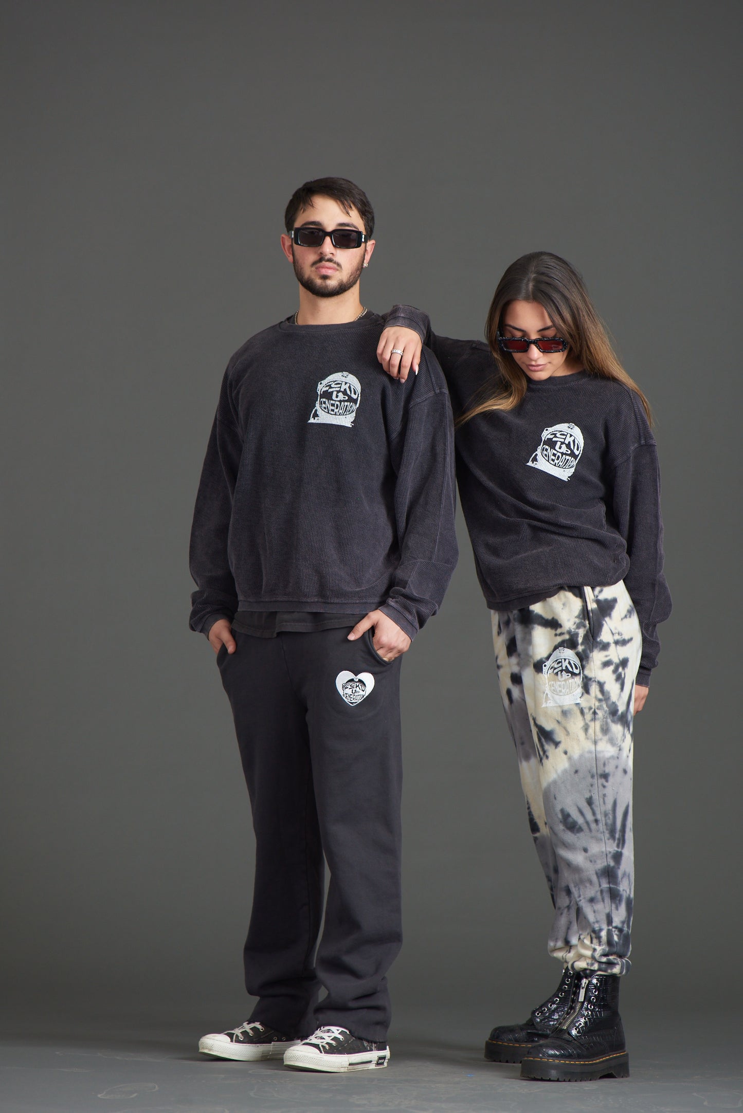 HELMET LOGO WASHED TYEDYE PANTS