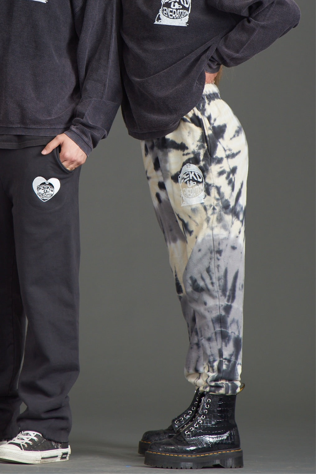 HELMET LOGO WASHED TYEDYE PANTS