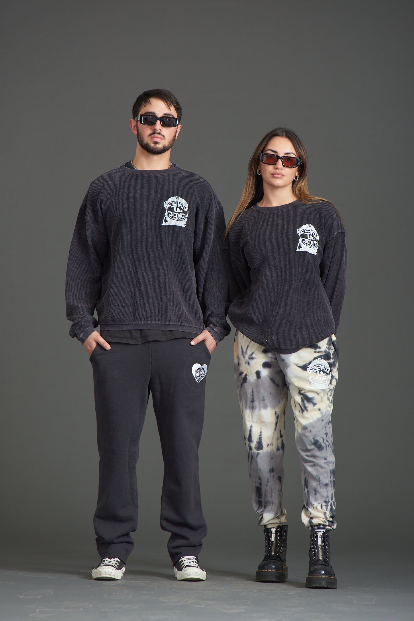 HELMET UNISEX LOGO THERMAL SWEATER