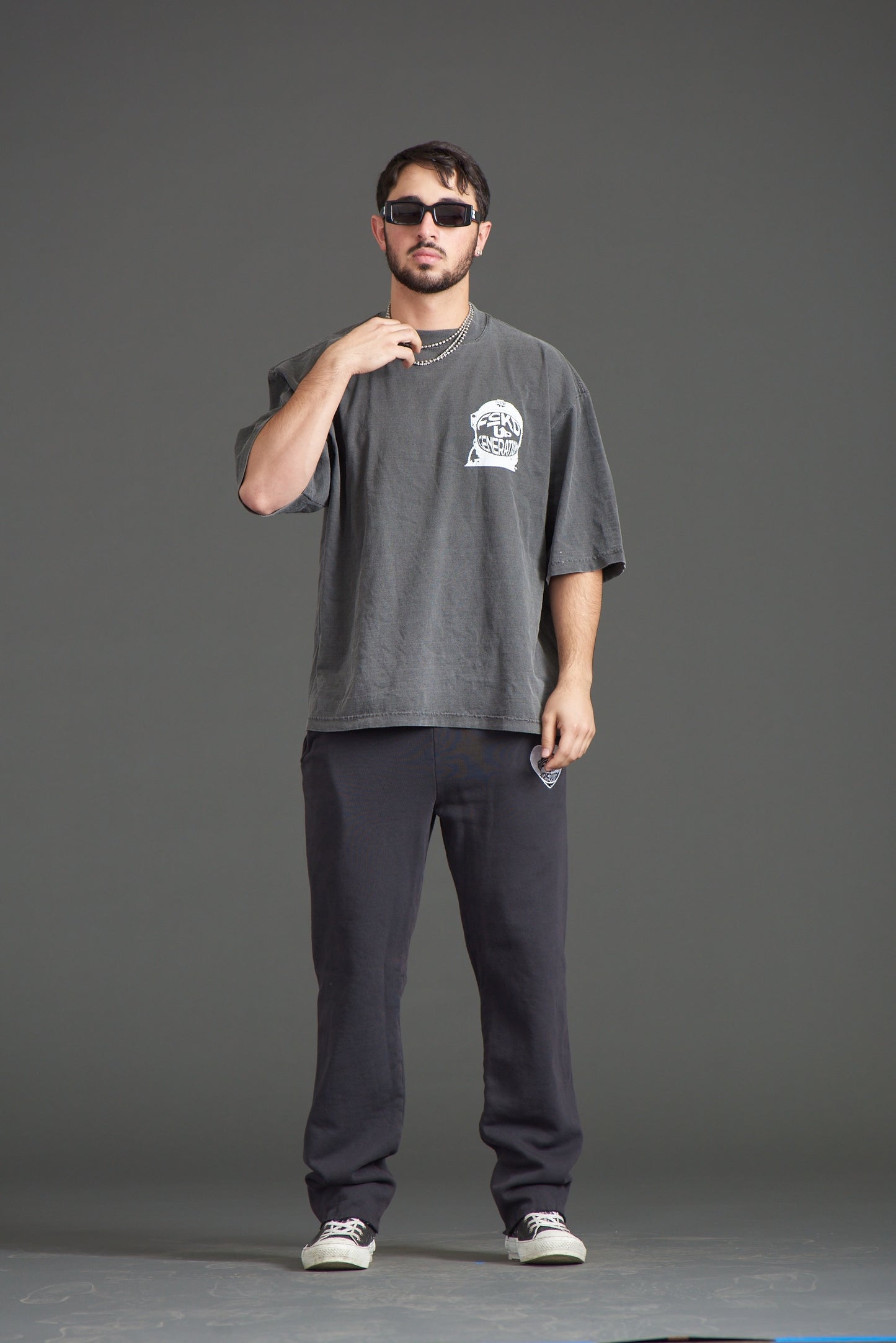 MENS HEARTED LOGO SWEATPANTS