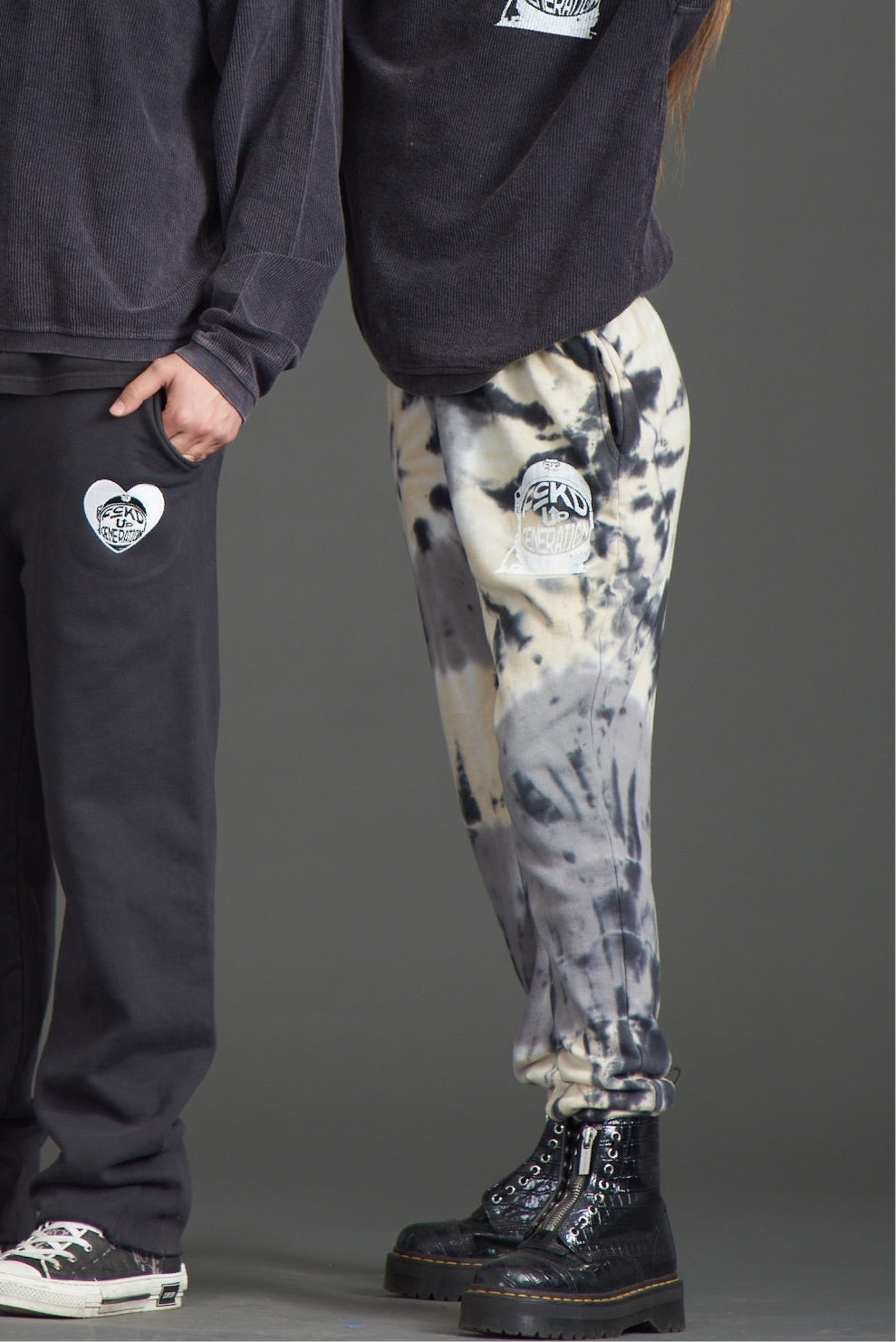 HELMET LOGO WASHED TYEDYE PANTS