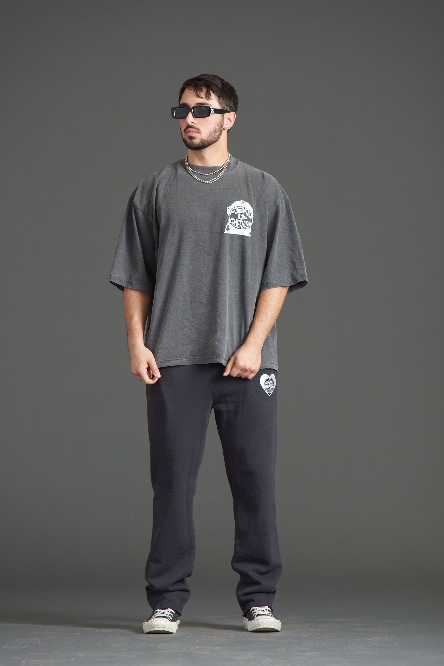 HELMET LOGO OVERSIZED T-SHIRT