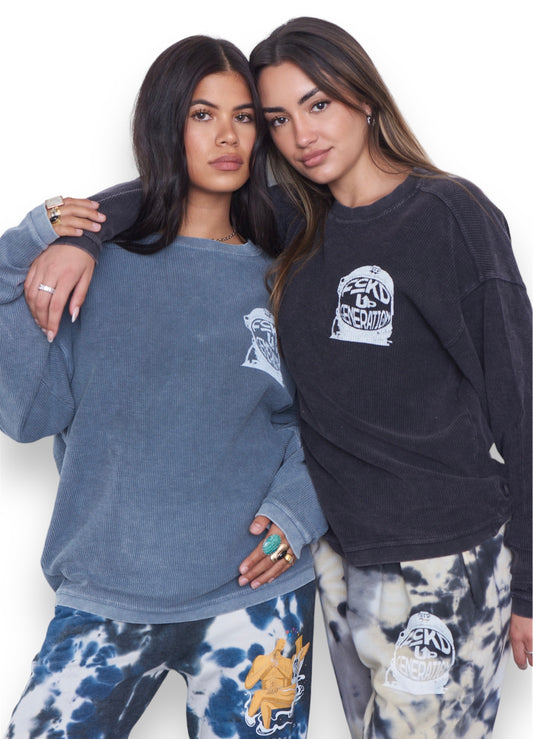 HELMET UNISEX LOGO THERMAL SWEATER